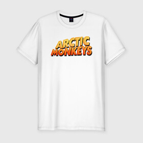 Мужская футболка хлопок Slim с принтом Arctic Monkeys , 92% хлопок, 8% лайкра | приталенный силуэт, круглый вырез ворота, длина до линии бедра, короткий рукав | британская | гараж | группа | инди рок | метал | постпанк | психоделический | ривайвл | рок | хай грин | электроник