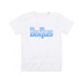 Детская футболка хлопок с принтом The Beatles , 100% хлопок | круглый вырез горловины, полуприлегающий силуэт, длина до линии бедер | битлз | британская | группа | джон леннон | джордж харрисон | ливерпуль | пол маккартни | ринго старр | рок