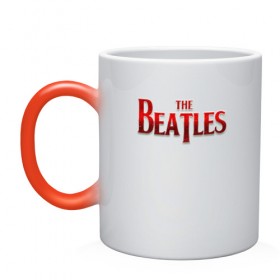 Кружка хамелеон с принтом The Beatles , керамика | меняет цвет при нагревании, емкость 330 мл | битлз | британская | группа | джон леннон | джордж харрисон | ливерпуль | пол маккартни | ринго старр | рок