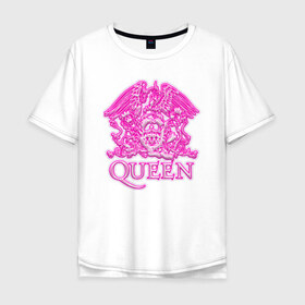 Мужская футболка хлопок Oversize с принтом Queen , 100% хлопок | свободный крой, круглый ворот, “спинка” длиннее передней части | queen | богемская рапсодия | брайан мэи | британская | группа | королева | роджер тейлор | рок | фредди меркьюри