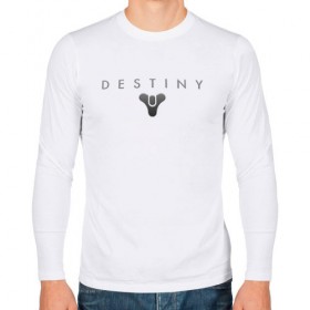 Мужской лонгслив хлопок с принтом DESTINY , 100% хлопок |  | 