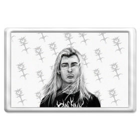 Магнит 45*70 с принтом Ghostemane , Пластик | Размер: 78*52 мм; Размер печати: 70*45 | Тематика изображения на принте: ghost | ghostemane | man | mystic | new school | rap | rap rock | rock | trap | гостмейн | мистика | привидение | реп рок | рок