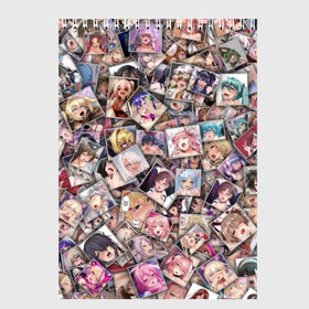 Скетчбук с принтом Ахегао цвет , 100% бумага
 | 48 листов, плотность листов — 100 г/м2, плотность картонной обложки — 250 г/м2. Листы скреплены сверху удобной пружинной спиралью | ahegao | anime | color | manga | аниме | ахегао | коллаж | комиксы | лицо | манга | паттрен | цветной