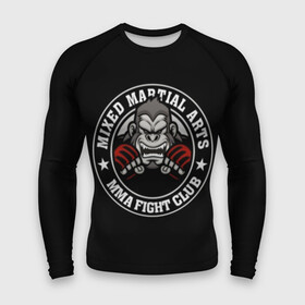 Мужской рашгард 3D с принтом MMA ,  |  | animal | athlet | club | cool | emblem | extreme | fighter | fighting | gorilla | logo | mma | sign | sport | stars | text | атлет | боец | бойцовский | горилла | единоборства | животное | звезды | знак | клуб | крутой | логотип | надпись | перчатки | при