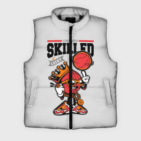 Мужской жилет утепленный 3D с принтом Skilled and lucky ,  |  | ball | basketball | black | clo | cool | crown | finger | gold | lucky | ring | sneakers | street | teenager | text | white | баскетбол | баскетболист | большая | кольцо | корона | кроссовки | крутой | мяч | надпись | опытный | очки | перчатки |