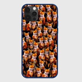 Чехол для iPhone 12 Pro Max с принтом Упоротые лисы , Силикон |  | fox | животные | лис | лиса | лисичка | мем | паттрен | рыжий | толпа | упортый | фыр фыр