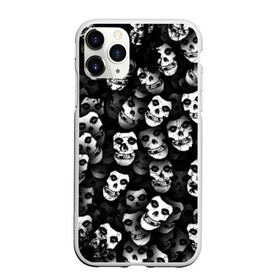 Чехол для iPhone 11 Pro матовый с принтом Призраки Мисфитс , Силикон |  | misfits | punk | punk rock | rock | лицо | мисфитс | панк | панк рок | паттрен | призрак | рок | скелет | череп | черно белый