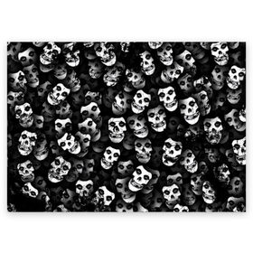 Поздравительная открытка с принтом Призраки Мисфитс , 100% бумага | плотность бумаги 280 г/м2, матовая, на обратной стороне линовка и место для марки
 | misfits | punk | punk rock | rock | лицо | мисфитс | панк | панк рок | паттрен | призрак | рок | скелет | череп | черно белый