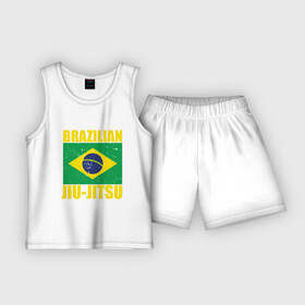 Детская пижама с шортами хлопок с принтом Brazilian Jiu Jitsu ,  |  | Тематика изображения на принте: box | boxing | bruce lee | champion | dragon | fight | fighter | judo | muay thai | team | tiger | ufc | али | боевые | боец | бой | бокс | боксер | борьба | брюс ли | воин | дзюдо | дракон | единоборства | искусство | карате | контакт | кулак | лев