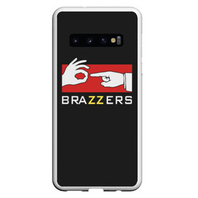 Чехол для Samsung Galaxy S10 с принтом BRAZZERS , Силикон | Область печати: задняя сторона чехла, без боковых панелей | brazzers | faketaxi | бразерс | браззерс | мода | надписи | надпись | прикол | прикольная надпись | прикольные надписи | текст | тренд | тренды