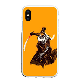 Чехол для iPhone XS Max матовый с принтом Sekiro shadows die twice , Силикон | Область печати: задняя сторона чехла, без боковых панелей | Тематика изображения на принте: dark souls | from software | game | pc | sekiro | sekiro shadow | sekiro shadows die twice | воин | игра | катана | кровь | меч | ниндзя | пк | самурай | секиро | шиноби | япония