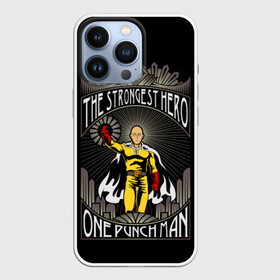 Чехол для iPhone 13 Pro с принтом сильнейший герой ,  |  | one punch man | onepunchman | oppai | аниме | ван панч мен | ванпанчмен | манга | сайтама | супергерои | человек один удар