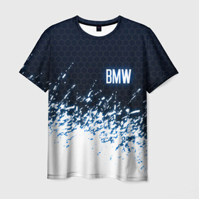 Мужская футболка 3D с принтом BMW , 100% полиэфир | прямой крой, круглый вырез горловины, длина до линии бедер | bmw | bmw 3 | bmw x3 | bmw x5 | bmw x6 | бмв | бмв 3 | бмв 5 | бмв 7. | бмв е39 | бмв х3 | бмв х5 | бмв х6