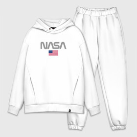 Мужской костюм хлопок OVERSIZE с принтом Nasa USA ,  |  | nasa | space | usa | звезды | космос | наса | планеты