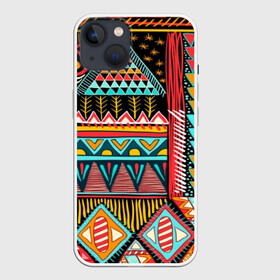 Чехол для iPhone 13 с принтом Африканский стиль ,  |  | africa | african | pattern | style | trend | африка | африканский стиль | геометрия | мода | орнамент | паттерн | стиль | тренд