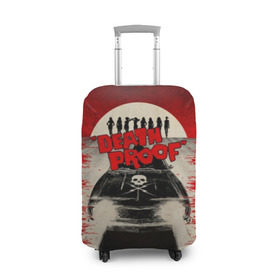 Чехол для чемодана 3D с принтом Death Proof , 86% полиэфир, 14% спандекс | двустороннее нанесение принта, прорези для ручек и колес | death proof | django | grindhouse | planet terror | quentin | rodriguez | tarantino | джанго | квентин | родригес | тарантино