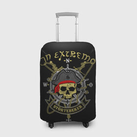 Чехол для чемодана 3D с принтом In Extremo , 86% полиэфир, 14% спандекс | двустороннее нанесение принта, прорези для ручек и колес | in extremo | inextremo | группы | метал | музыка | рок | фолк метал | хорд рок