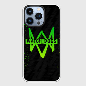 Чехол для iPhone 13 Pro с принтом WATCH DOGS ,  |  | action | ct os | ded sec | fox | gamer | hacker | player | watch dogs | watch dogs 2 | знак лиса | игра | компьютерная игра | хакер