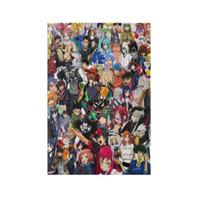 Обложка для паспорта матовая кожа с принтом ANIME HEROES | АНИМЕ ГЕРОИ , натуральная матовая кожа | размер 19,3 х 13,7 см; прозрачные пластиковые крепления | Тематика изображения на принте: anime heroes | gintama | high school dxd | no game no life | one piece | re:creators | satsuriku no tenshi | shokugeki no soma | sword art online | violet evergarden | аниме герои | атака на титанов | б | без игры жизни нет | бездомный бог | 