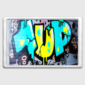 Магнит 45*70 с принтом Кислотный арт , Пластик | Размер: 78*52 мм; Размер печати: 70*45 | grafiti | paint | street art | urban | город | граффити | искусство | кирпичи | краски | рисунки | стена | улицы | уличное искусство