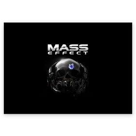Поздравительная открытка с принтом Mass Effect , 100% бумага | плотность бумаги 280 г/м2, матовая, на обратной стороне линовка и место для марки
 | Тематика изображения на принте: andromeda | n7 | игры | компьютерные игры | масс эффект