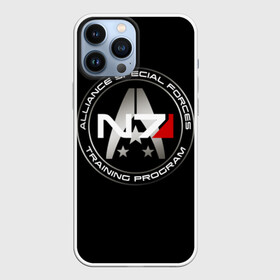 Чехол для iPhone 13 Pro Max с принтом Mass Effect ,  |  | Тематика изображения на принте: andromeda | n7 | игры | компьютерные игры | масс эффект