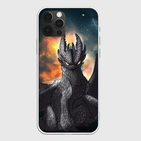 Чехол для iPhone 12 Pro Max с принтом Night Fury , Силикон |  | Тематика изображения на принте: how to train your dragon | night fury | беззубик | дракон | как приручить дракона | ночная фурия