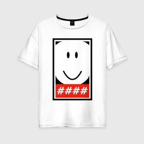 Женская футболка хлопок Oversize с принтом Roblox Ruben Sim T-Shirt , 100% хлопок | свободный крой, круглый ворот, спущенный рукав, длина до линии бедер
 | Тематика изображения на принте: roblox | roblox t shirt | ruben | ruben sim | sim | t shirt | роблокс | футболка roblox | футболка роблокс
