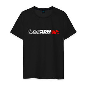 Мужская футболка хлопок с принтом Osaka JDM kanjo performance , 100% хлопок | прямой крой, круглый вырез горловины, длина до линии бедер, слегка спущенное плечо. | jdm | kanjo | osaka | osaka jdm | osaka kanjo