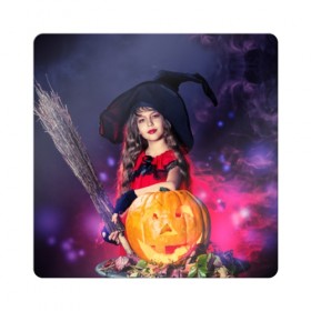 Магнит виниловый Квадрат с принтом Маленькая ведьма , полимерный материал с магнитным слоем | размер 9*9 см, закругленные углы | beautiful | crimson | cute | dress | girl | gloves | hair | halloween | hat | holiday | little | long | night | pumpkin | red | smoke | witch | ведьма | волосы | д | девочка | держит | дым | красивая | красная | маленькая | малиновый | метла | милая | ноч