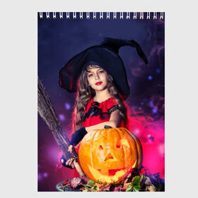 Скетчбук с принтом Маленькая ведьма , 100% бумага
 | 48 листов, плотность листов — 100 г/м2, плотность картонной обложки — 250 г/м2. Листы скреплены сверху удобной пружинной спиралью | beautiful | crimson | cute | dress | girl | gloves | hair | halloween | hat | holiday | little | long | night | pumpkin | red | smoke | witch | ведьма | волосы | д | девочка | держит | дым | красивая | красная | маленькая | малиновый | метла | милая | ноч