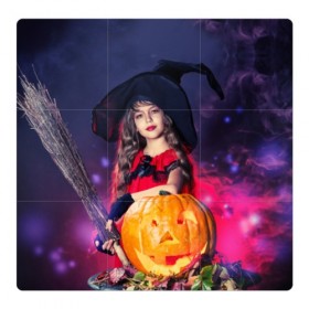 Магнитный плакат 3Х3 с принтом Маленькая ведьма , Полимерный материал с магнитным слоем | 9 деталей размером 9*9 см | beautiful | crimson | cute | dress | girl | gloves | hair | halloween | hat | holiday | little | long | night | pumpkin | red | smoke | witch | ведьма | волосы | д | девочка | держит | дым | красивая | красная | маленькая | малиновый | метла | милая | ноч