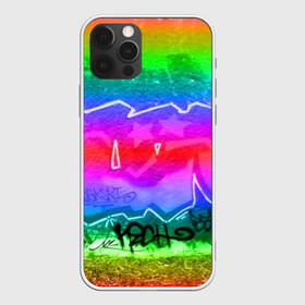 Чехол для iPhone 12 Pro Max с принтом GRAFFITI NEON , Силикон |  | Тематика изображения на принте: grafiti | paint | street art | urban | город | граффити | искусство | кирпичи | краски | рисунки | стена | улицы | уличное искусство