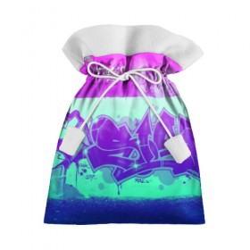 Подарочный 3D мешок с принтом color neon collection , 100% полиэстер | Размер: 29*39 см | Тематика изображения на принте: grafiti | paint | street art | urban | город | граффити | искусство | кирпичи | краски | рисунки | стена | улицы | уличное искусство