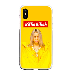 Чехол для iPhone XS Max матовый с принтом Billie Eilish , Силикон | Область печати: задняя сторона чехла, без боковых панелей | bad guy | bellyache | billie eilish | bury a friend | ocean eyes | when we all fall asleep where do we go | билли айлиш | музыка | певица