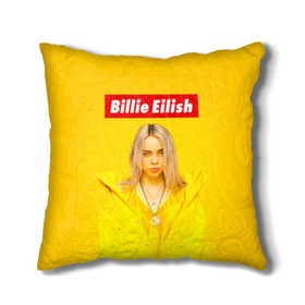 Подушка 3D с принтом Billie Eilish , наволочка – 100% полиэстер, наполнитель – холлофайбер (легкий наполнитель, не вызывает аллергию). | состоит из подушки и наволочки. Наволочка на молнии, легко снимается для стирки | bad guy | bellyache | billie eilish | bury a friend | ocean eyes | when we all fall asleep where do we go | билли айлиш | музыка | певица