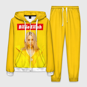 Мужской костюм 3D с принтом Billie Eilish , 100% полиэстер | Манжеты и пояс оформлены тканевой резинкой, двухслойный капюшон со шнурком для регулировки, карманы спереди | bad guy | bellyache | billie eilish | bury a friend | ocean eyes | when we all fall asleep where do we go | билли айлиш | музыка | певица