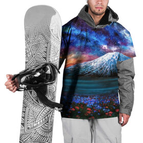Накидка на куртку 3D с принтом Космос , 100% полиэстер |  | nebula | space | star | вселенная | галактика | звезды | земля | космический | космос | планеты | плеяды | пространство