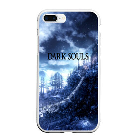 Чехол для iPhone 7Plus/8 Plus матовый с принтом DARK SOULS , Силикон | Область печати: задняя сторона чехла, без боковых панелей | Тематика изображения на принте: art | artwork | crown | dark soul | dark souls iii | death | digital art | embers | fanatsy | fire | flames | game | mask | skeletons | воин | минимализм | рыцарь | тёмные души