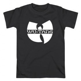 Мужская футболка хлопок с принтом WU TANG CLAN , 100% хлопок | прямой крой, круглый вырез горловины, длина до линии бедер, слегка спущенное плечо. | logo | music | rap | wu tang | wu tang clan | ву танг | ву танг клан | зарубежная музыка | зарубежные | лого | музыка | реп