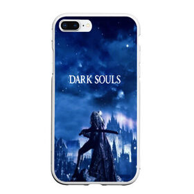 Чехол для iPhone 7Plus/8 Plus матовый с принтом DARK SOULS , Силикон | Область печати: задняя сторона чехла, без боковых панелей | Тематика изображения на принте: art | artwork | crown | dark soul | dark souls iii | death | digital art | embers | fanatsy | fire | flames | game | mask | skeletons | воин | минимализм | рыцарь | тёмные души