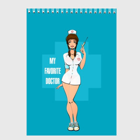 Скетчбук с принтом Sexy nurse , 100% бумага
 | 48 листов, плотность листов — 100 г/м2, плотность картонной обложки — 250 г/м2. Листы скреплены сверху удобной пружинной спиралью | beautiful | brunette | eyes | figure | girl | green | holding | holiday | legs | long | medical | medicine | nurse | perfect | short | straight | worker | брюнетка | глаза | девушка | держит | длинные | зелёные | идеальная | короткий | красивая | медицина