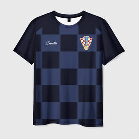 Мужская футболка 3D с принтом Сборная Хорватии , 100% полиэфир | прямой крой, круглый вырез горловины, длина до линии бедер | croatia | hrvatska | сборная хорватии | сборная хорватии по футболу | сборные | форма | футбол | футбольные сборные | хорватия | хорватская сборная | чемпио | чемпионат мира