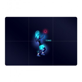 Магнитный плакат 3Х2 с принтом TENNIS NEON , Полимерный материал с магнитным слоем | 6 деталей размером 9*9 см | neon | sport | tennis | неон | неоновый | спорт | спортсмен | теннис
