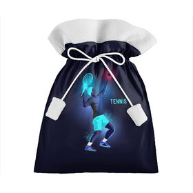 Подарочный 3D мешок с принтом TENNIS NEON , 100% полиэстер | Размер: 29*39 см | neon | sport | tennis | неон | неоновый | спорт | спортсмен | теннис