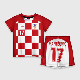 Детский костюм с шортами 3D с принтом Марио Манджукич ,  |  | Тематика изображения на принте: mandzukic | mario mandzukic | игрок | манджукич | марио манджукич | сборная хорватии | форма | футбол | футболист | хорватия | чемпионат мира