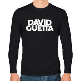 Мужской лонгслив хлопок с принтом David Guetta , 100% хлопок |  | Тематика изображения на принте: david guetta | guetta | гетта | дэвид гетта