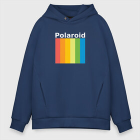 Мужское худи Oversize хлопок с принтом polaroid , френч-терри — 70% хлопок, 30% полиэстер. Мягкий теплый начес внутри —100% хлопок | боковые карманы, эластичные манжеты и нижняя кромка, капюшон на магнитной кнопке | polaroid | паларойд