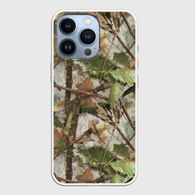 Чехол для iPhone 13 Pro с принтом Камуфляж ,  |  | army | autumn | branches | camouflage | disguise | fishing | forest | green | khaki | leaves | nature | oak | photo | армия | ветки | дуб | зеленый | камуфляж | лес | листья | маскировка | осень | охота | природа | рыбалка | фото | хаки