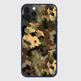 Чехол для iPhone 12 Pro с принтом Камуфляж , силикон | область печати: задняя сторона чехла, без боковых панелей | abstraction | army | autumn | brown | camouflage | disguise | fishing | green | khaki | nature | spots | абстракция | армия | зеленый | камуфляж | коричневый | маскировка | осень | охота | природа | пятна | рыбалка | хаки